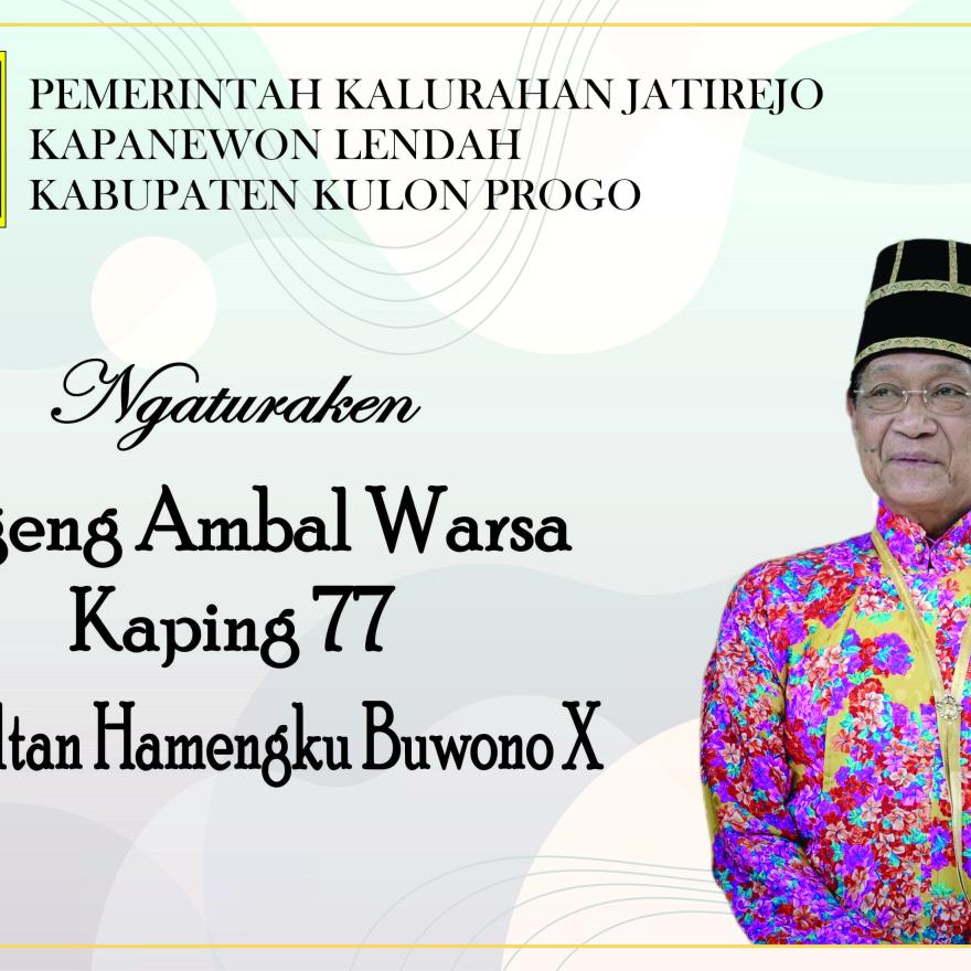 Sugeng Ambal Warsa Sri Sultan Hamengku Buwono X